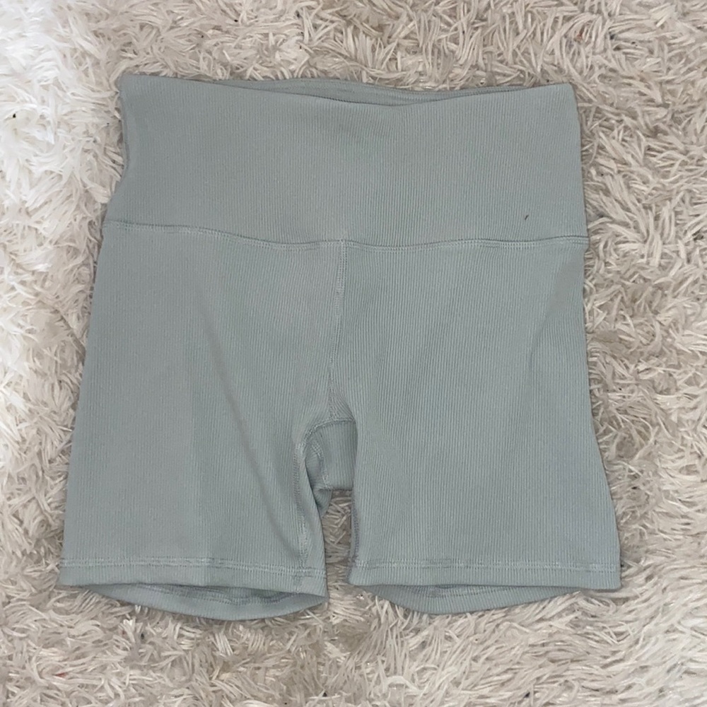 light mint green biker shorts never worn